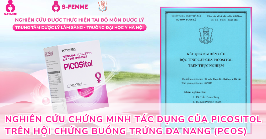 Nghiên cứu chứng minh tác dụng của PiCOSitol trên hội chứng buồng trứng đa nang (PCOS)