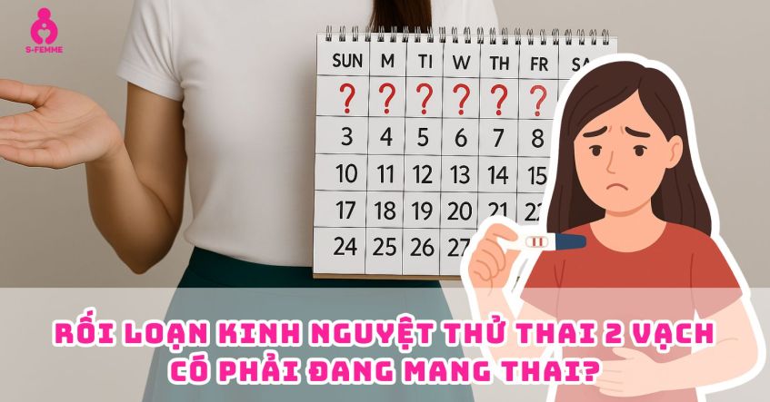 Rối loạn kinh nguyệt thử thai 2 vạch - Có phải đang mang thai?