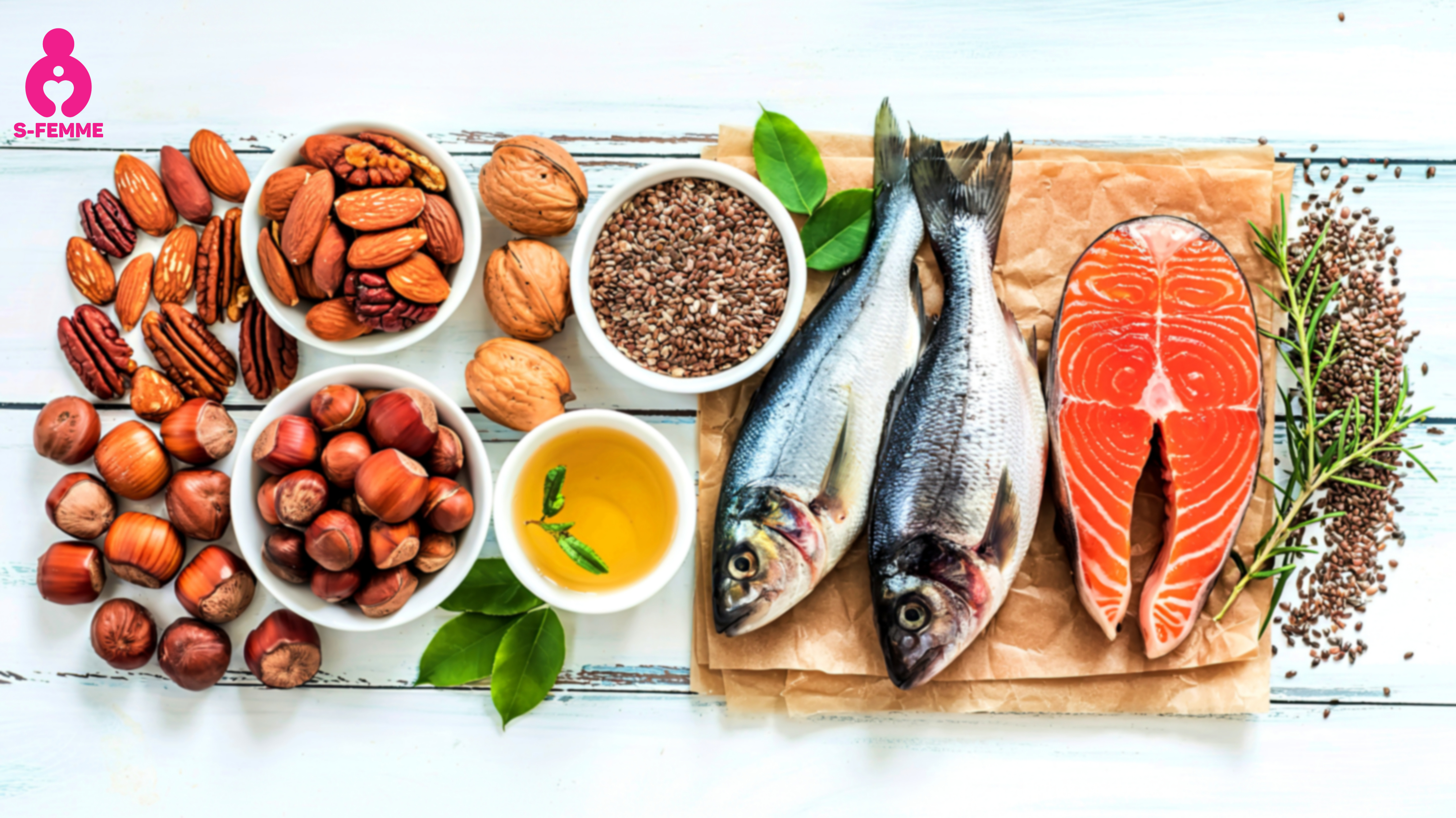 Chất béo tốt (đặc biệt là omega-3)