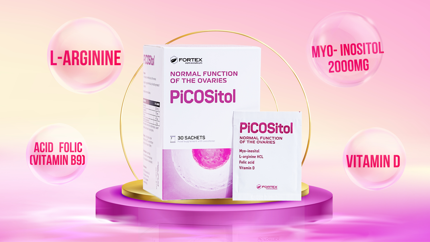 Bổ trứng PiCOSitol - Dinh dưỡng hỗ trợ cải thiện tình trạng buồng trứng đa nang (PCOS)