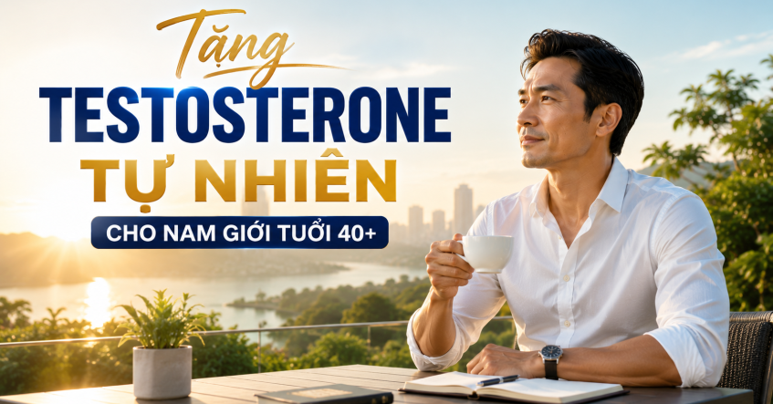 Cách Tăng Testosterone Tự Nhiên Nâng Cấp Năng Lượng Tuổi 40
