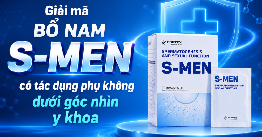 Bổ Nam S-Men Có Tác Dụng Phụ Không? Giải Mã Khoa Học