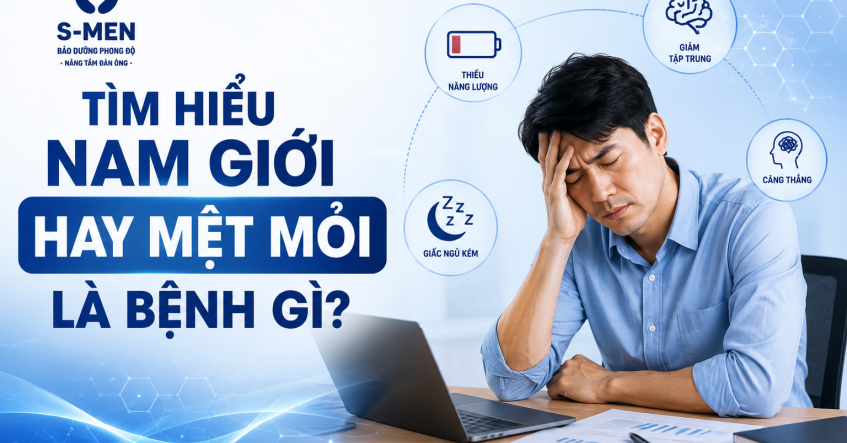 Nam Giới Hay Mệt Mỏi Là Bệnh Gì? Nâng Cấp Năng Lượng Nam Giới Tuổi 40+