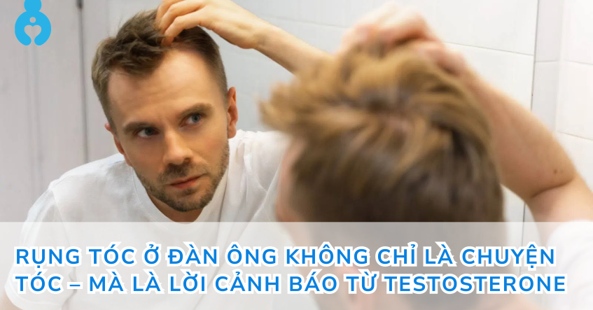 Rụng tóc ở đàn ông không chỉ là chuyện tóc – mà là lời cảnh báo từ testosterone