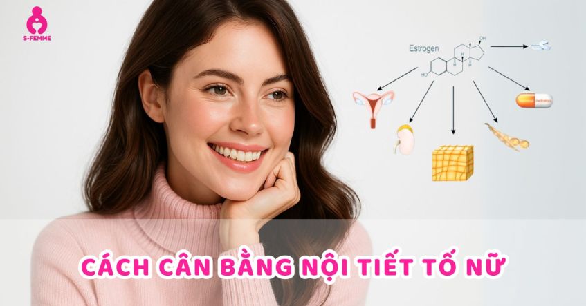 Cách cân bằng nội tiết tố nữ​ ổn định chu kỳ kinh nguyệt