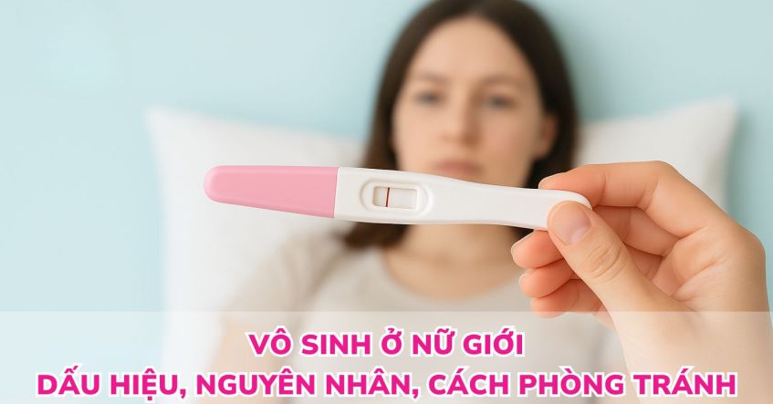 Vô sinh ở nữ giới là gì​? Dấu hiệu, Nguyên nhân, Cách phòng tránh
